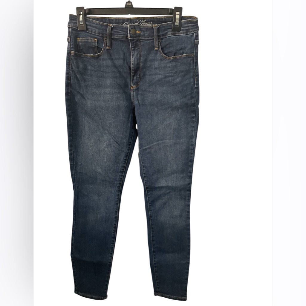 Universal Thread Jeans Womens Size 8/29r High Rise Skinny Stretchy Denim